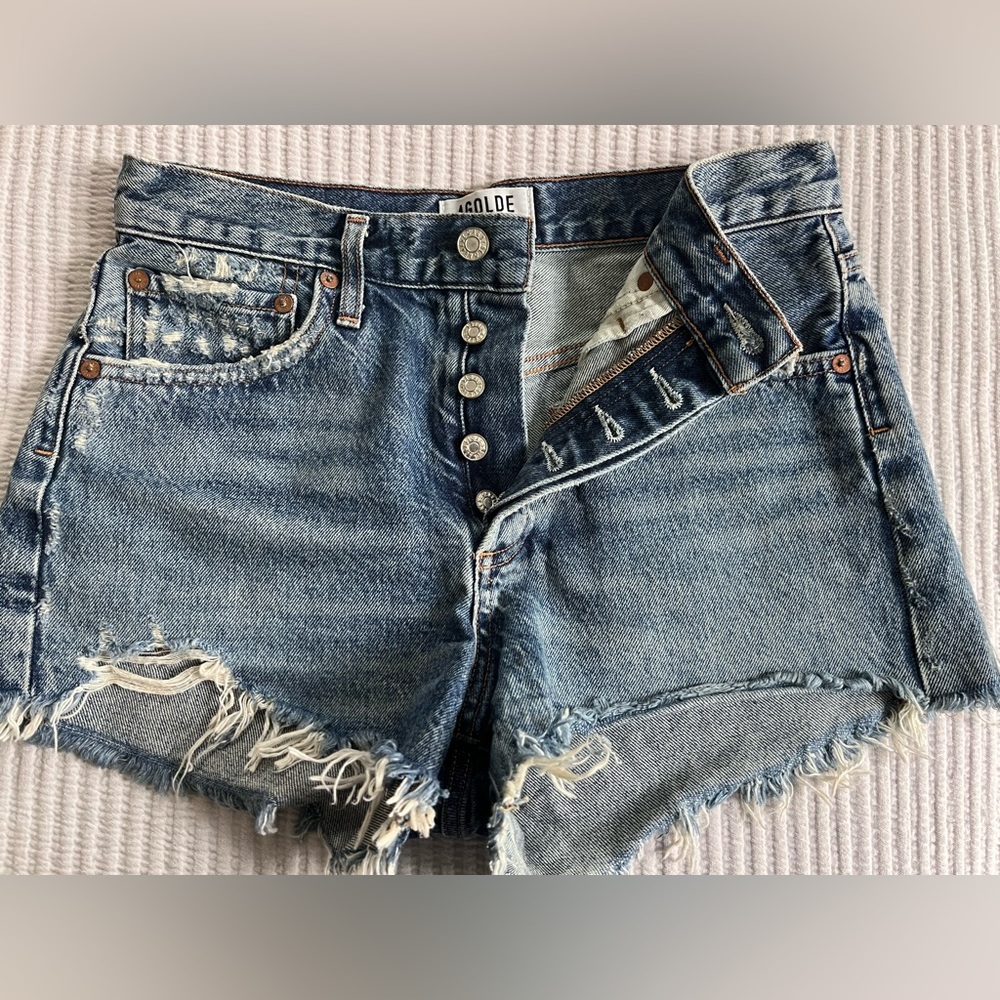 AGOLDE denim shorts